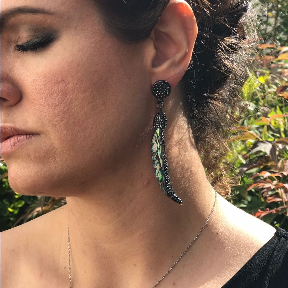 Abalone Earring,Stud Drop Dangle Earrings - image 3